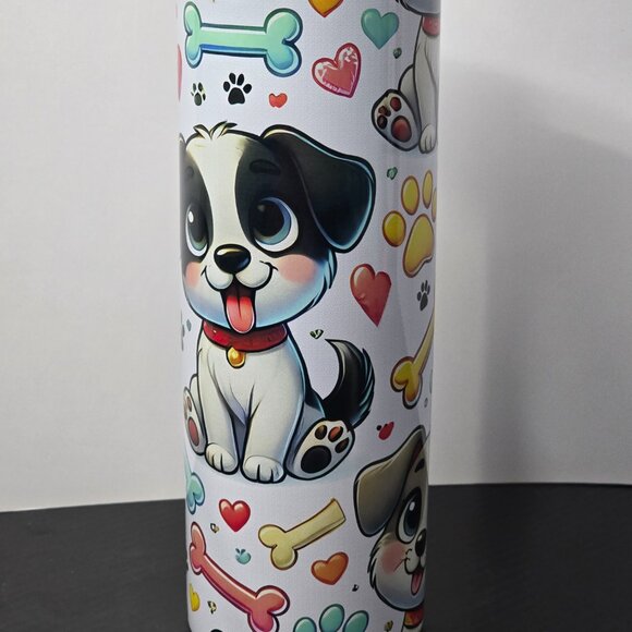 20 oz Cute Puppy Tumbler - Picture 3 of 4